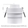 Pointed-built lamp Arte Lamp IMAI A2164PL-1WH, GU10, 15 W, 7.1x7.1x6 cm, white