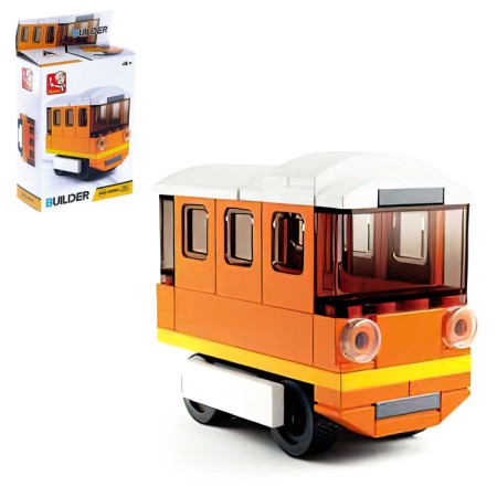 Designer "City Transport", 59 parts, 4 types, mix