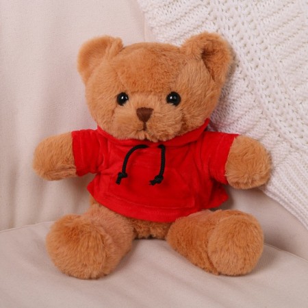 Soft toy "Bear" in a sweatshirt, 28 cm, color mix
