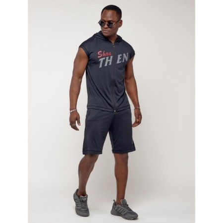 Sports suit men's, size 52-54, dark blue color-2