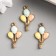 Decor for creativity metal, enamel "balloons" gold 2.3x1.3 cm