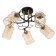Economic Service Close Koleus 5x40W E27, black/gold 58x58x24 cm