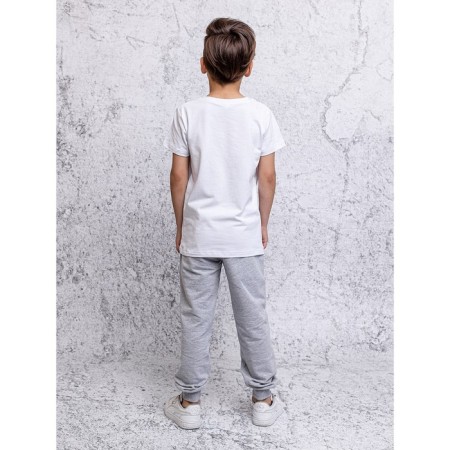 Children's T -shirt, height 104 cm, white color-1