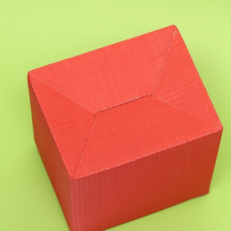 Box under a mug, without a window, red 12 x 9.5 x 12 cm-4