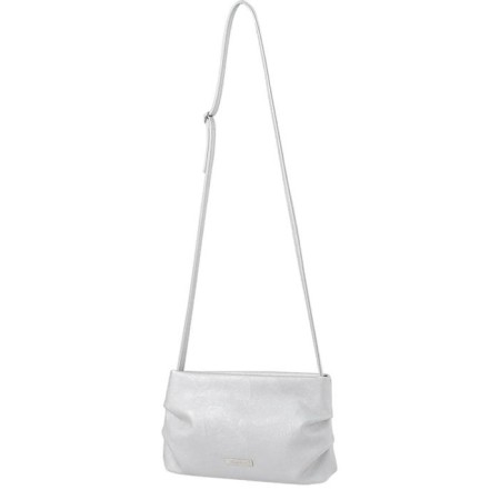 Bag Women's claim. Kozh, lightning, gray color