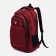 Youth backpack from textiles, 2 departments, 2 pockets, burgundy color
