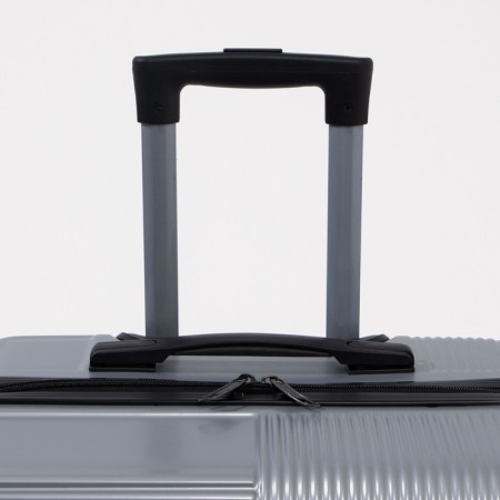 Middle suitcase 24 "Code lock, silver color-5