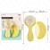 Set of children's combs, 2 pcs., Yellow color
