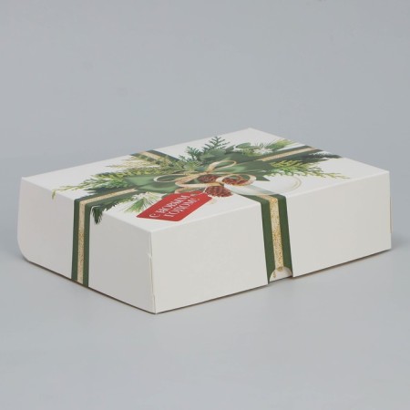 Folding box "New Year's gift", 20 x 17 x 6 cm, new year-2