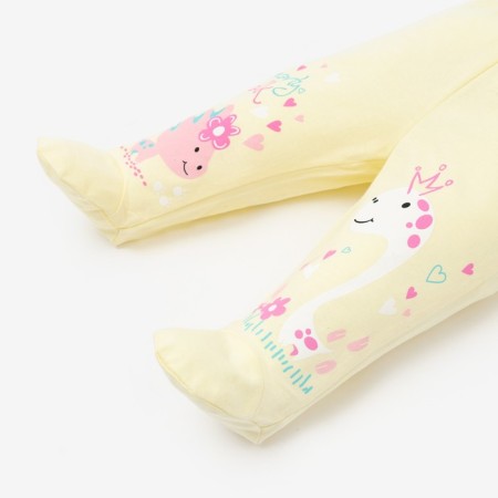 Sliders for a girl, yellow color, height 74 cm-1