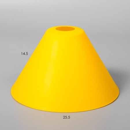 Plaphon "cone" E27 yellow 25x25x15cm-8
