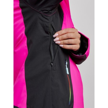 Ski costume female winter, size 42, pink color-8