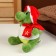 Soft toy "Dragon", in a head-hat with a star, 17 cm, green color