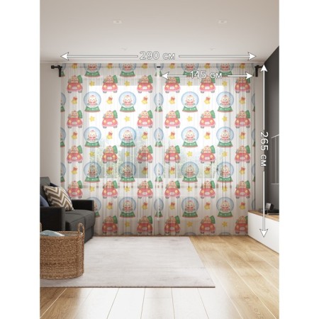Photo "Fairytale cats", size 145x265 cm, 2 pcs-1