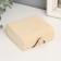 Casket wood under painting Square "Thin sheet" 10x10x4 cm