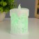 Nightlight "Winter candle" Led RGB from battery 3xlr1130 white 6.5x6.5x13 cm
