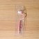 Brush with a curved handle of a share, 20 cm, color mix