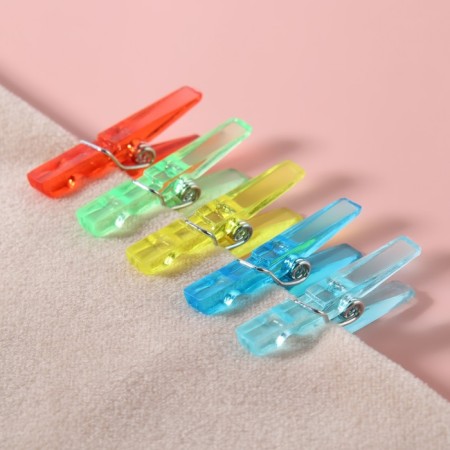 Brongs for sewing, 3 × 0.5 × 0.3 cm, 10 pcs, color colorful-3