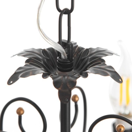 Batrice Causenge 5XE14 40W black and gold 56.5x56.5x48.5-105 cm Bayerlux-6