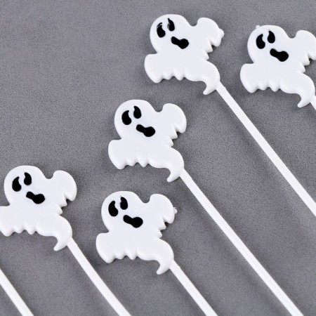 Skewers "Ghost", in the set 12 pcs., White color