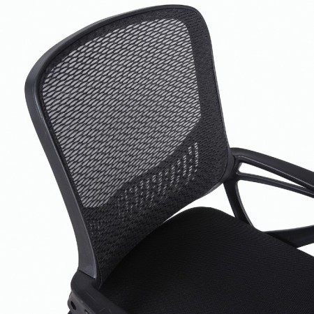 Brabix chair "Next MG-318", with armrests, chrome, black-5