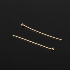 Pin with a ball SM-1103-13, 3 cm, 50 g (± 708 pcs.), Color gold