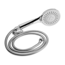 Shower Set Zein Z3094, hose 150 cm, nuts, holder, watering can 3 modes, chrome