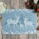 New Year's napkin on the Winter PVC table, 40x29 cm