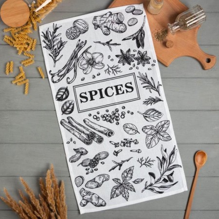 Kitchen towel "Dolyana" SPICES 35x60 cm, 100% HL