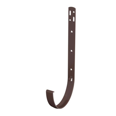 Groove bracket Metal techno -nicob PVC D125 brown