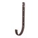 Groove bracket Metal techno -nicob PVC D125 brown