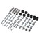 Hama 00220806 Black 19 "-48" Max.25kg wall tilt.