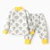 Kit for children (blouse, pants) comb, white/heart, height 74 cm