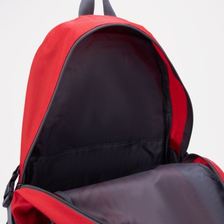 Tourist backpack with extension, 7 liters, 2 lightning departments, 4 pockets, black/red color-3