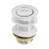 Bottom valve Zein English b1, a small button, stainless steel, chrome