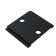 Mount for the cable, 1 pc, technical tra004hp-21b, 3x0.5x3.5 cm, black color is black