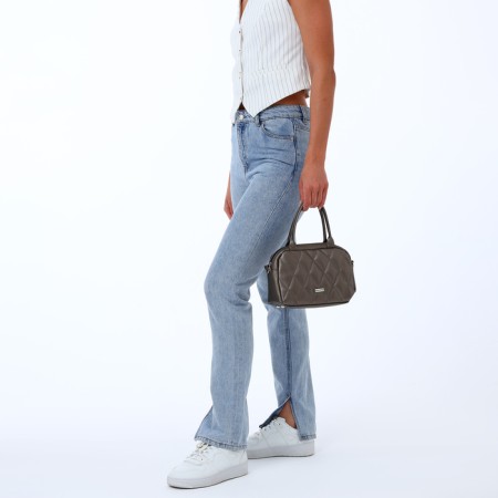 Women's bag with lightning, bronze color-7