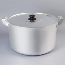 Aluminum pan, 15 l, metal cover