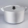 Aluminum pan, 15 l, metal cover