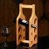 Suvignon bottle stand, 6 bottles, array of ash