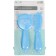 Hair care kit: comb and brush "Bear", blue color