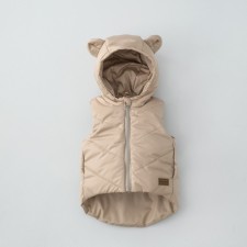 Безрукавка детская утеплённая KinDerLitto «Орсетто», рост 68-74 см, цвет бежевый