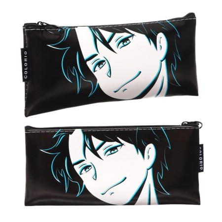 Penal Soft 1 department, 90x200, artificial leather, universal, black, Colorio "Anime Eyes"