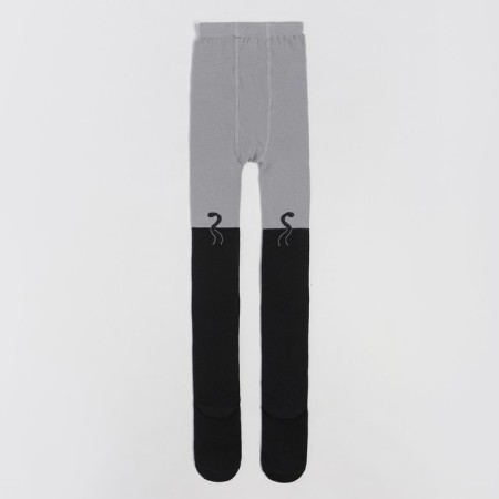 Pantyhose children, gray color, height 140-146-2