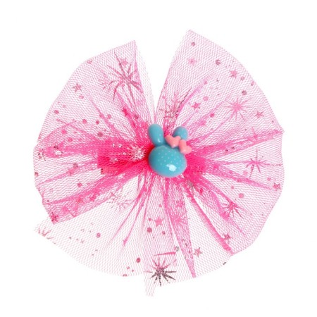 Carnival clamp "Bow", Mix colors-1