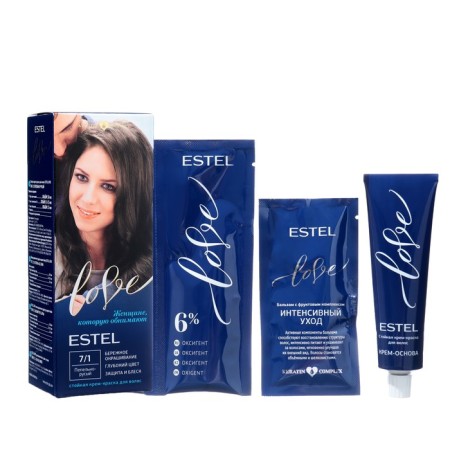 Persistent hair cream Estel Love ash-cornflower-6