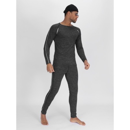 Male thermal underwear, size 50-52, dark gray color-9