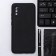 Innovation cover, for Samsung Galaxy A02S, silicone, matte, black