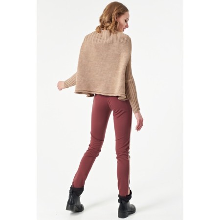 Female jumper, size 48, beige color-8