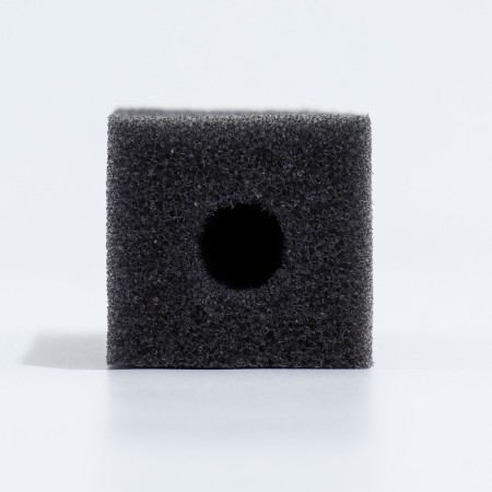 Rectangular sponge for the filter, series F, 3.5 x 4 x 10 cm, gray-3